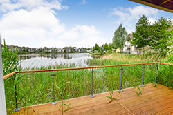 Lake view from Cotswold Holiday Accommodation with Hot Tub
